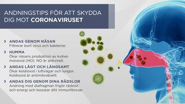 Fem bästa andningstipsen för att skydda dig mot coronaviruset